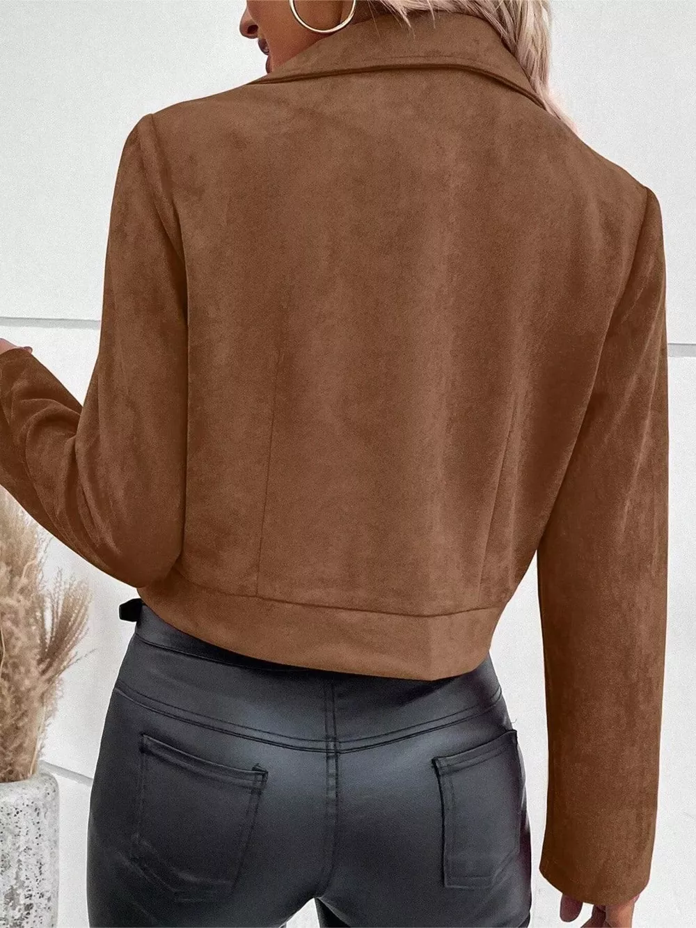 Zip Up Moto Jacket, image 3