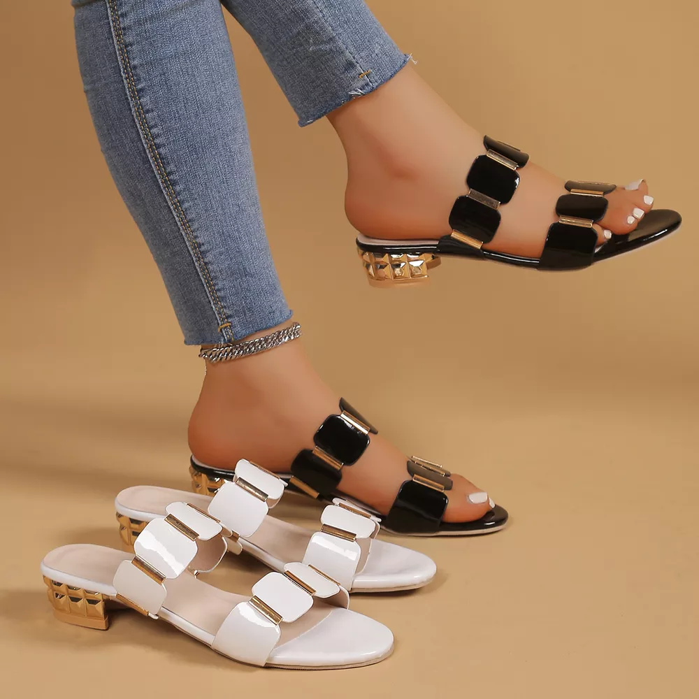 Open Toe Block Heels Sandals, image 3