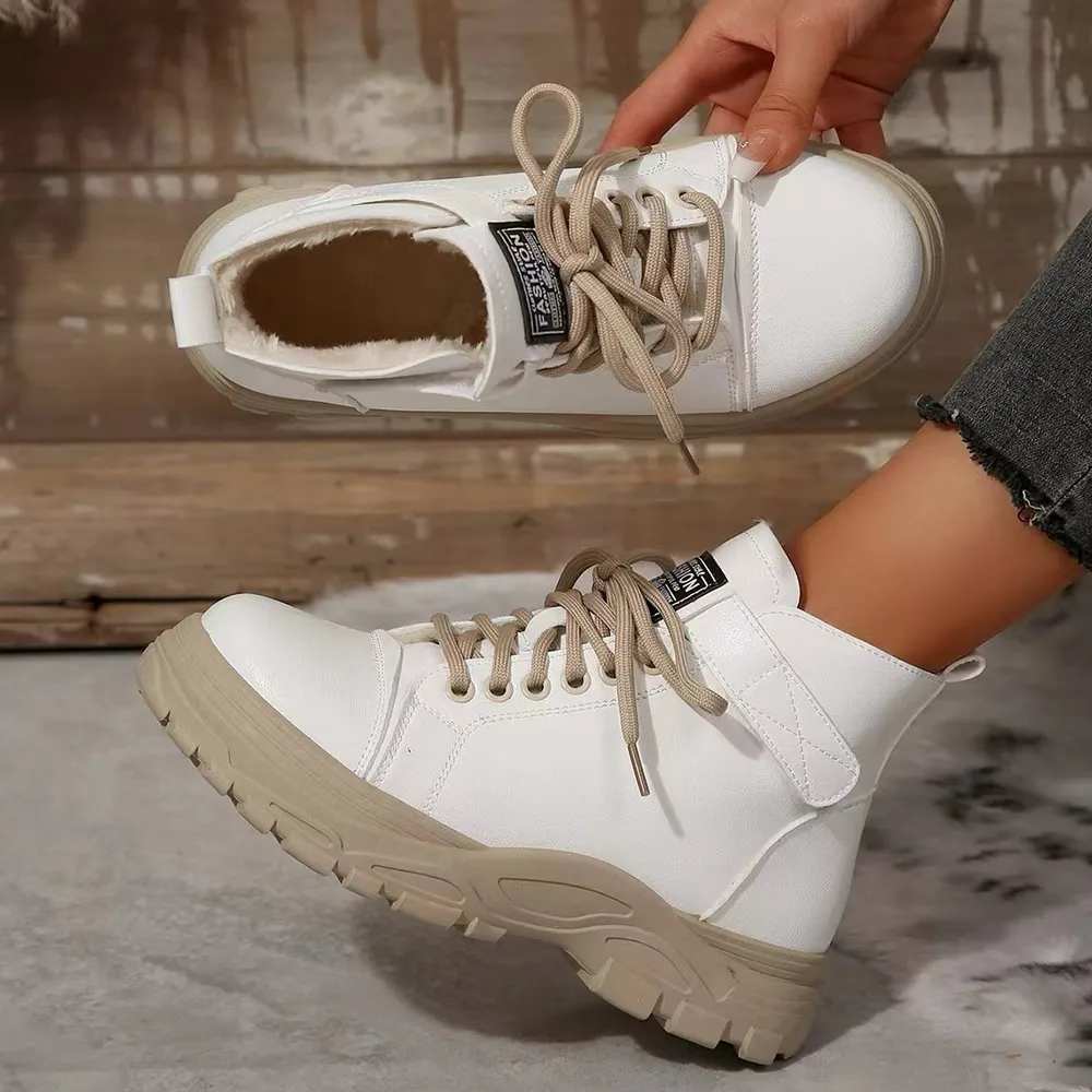 Lace Up Platform Combat Boots, image 6