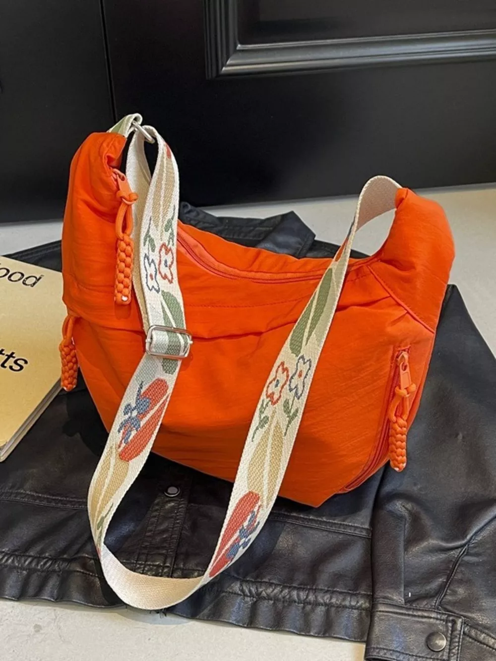 Adjustable Wide Strap Crossbody Bag, image 10