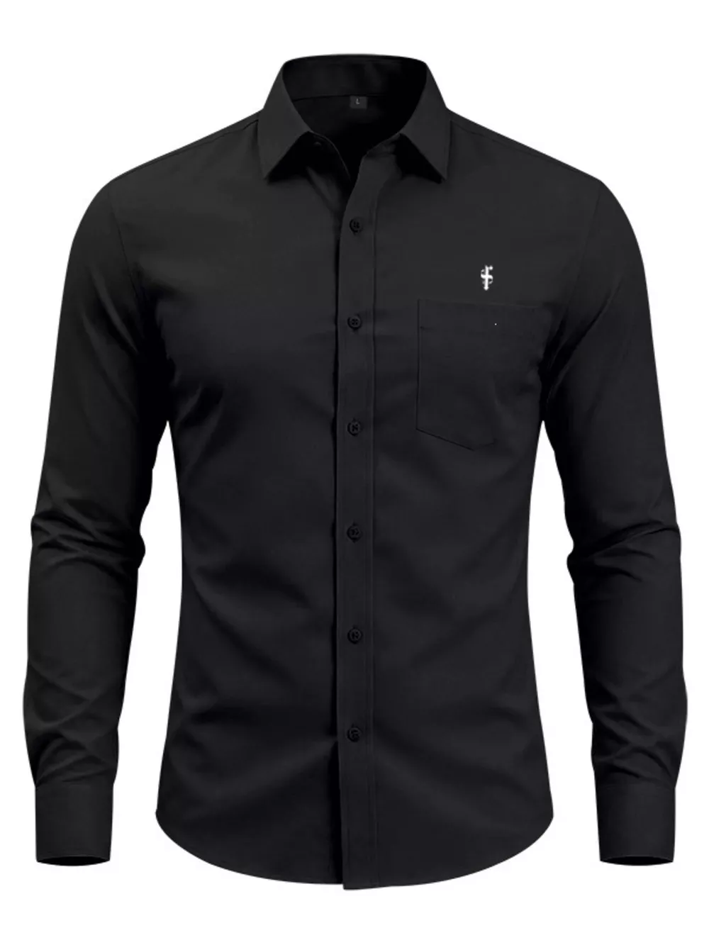 Men's Full Size Slim Fit Button Up Shirt Plus Size, image 10