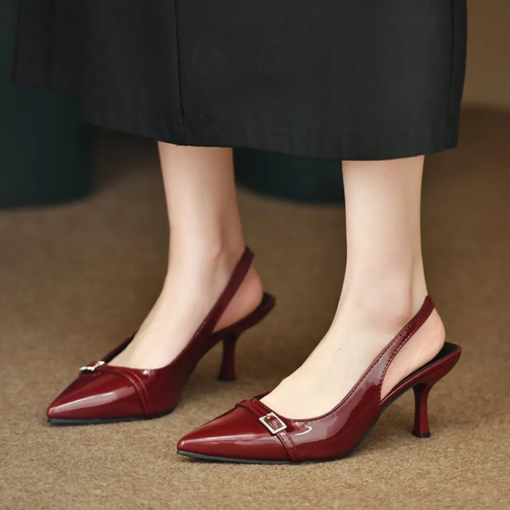 Pointed Toe Slingback Pumps, image 16