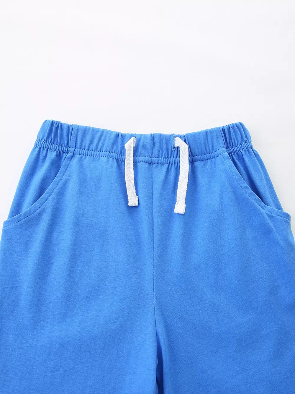 Children's Shark Embroidered Tee and Shorts Set, image 4