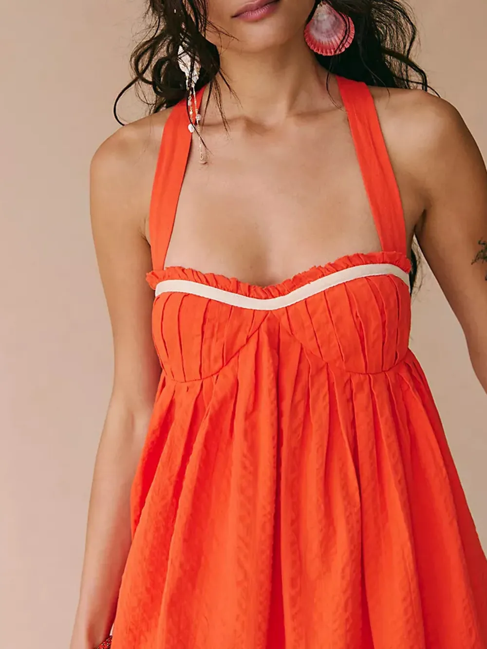 Sweetheart Neck Midi Dress, image 3