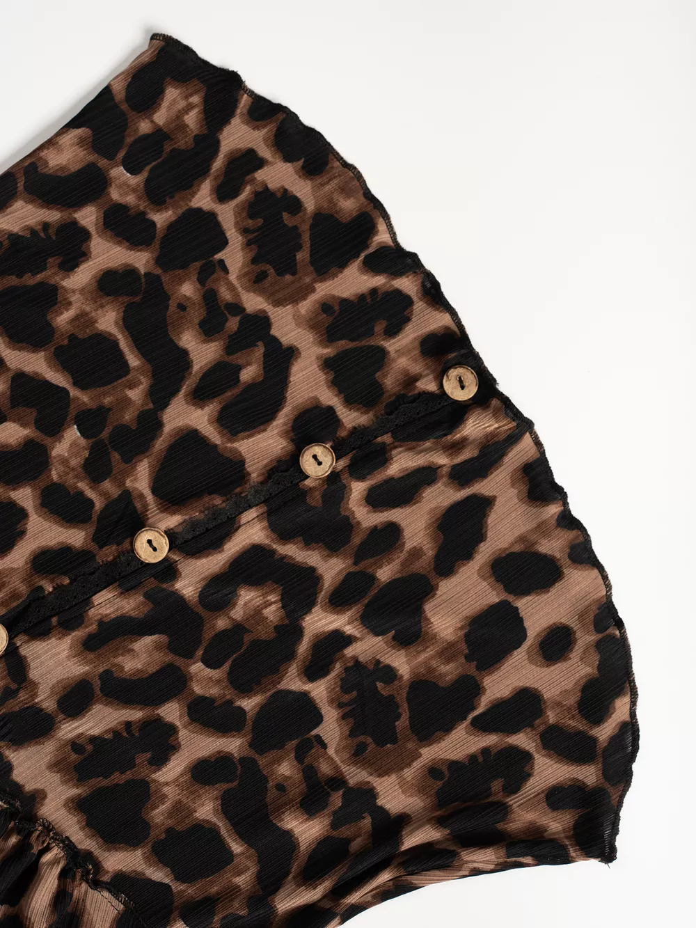 Leopard Print Button-Down Top, image 7