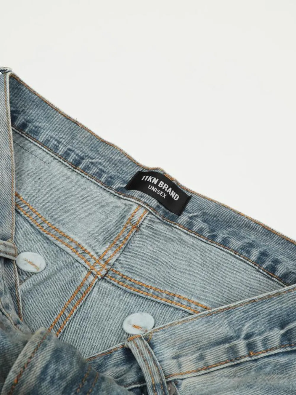 Men's Distressed Wide Leg Jeans, image 13