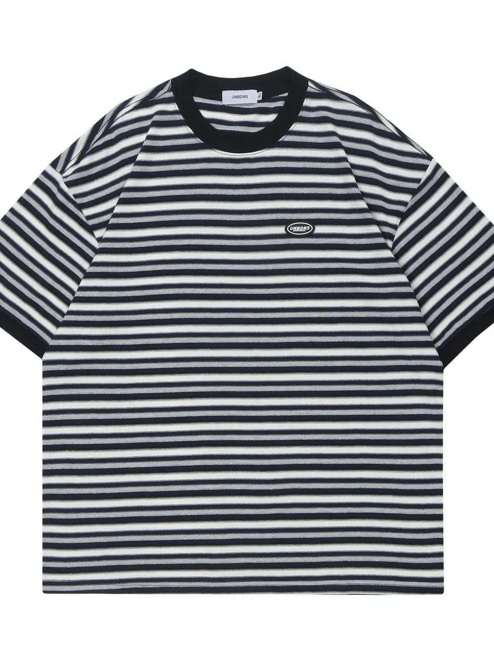 Men's Classic Striped Cotton Crew Neck T-Shirt, image 2