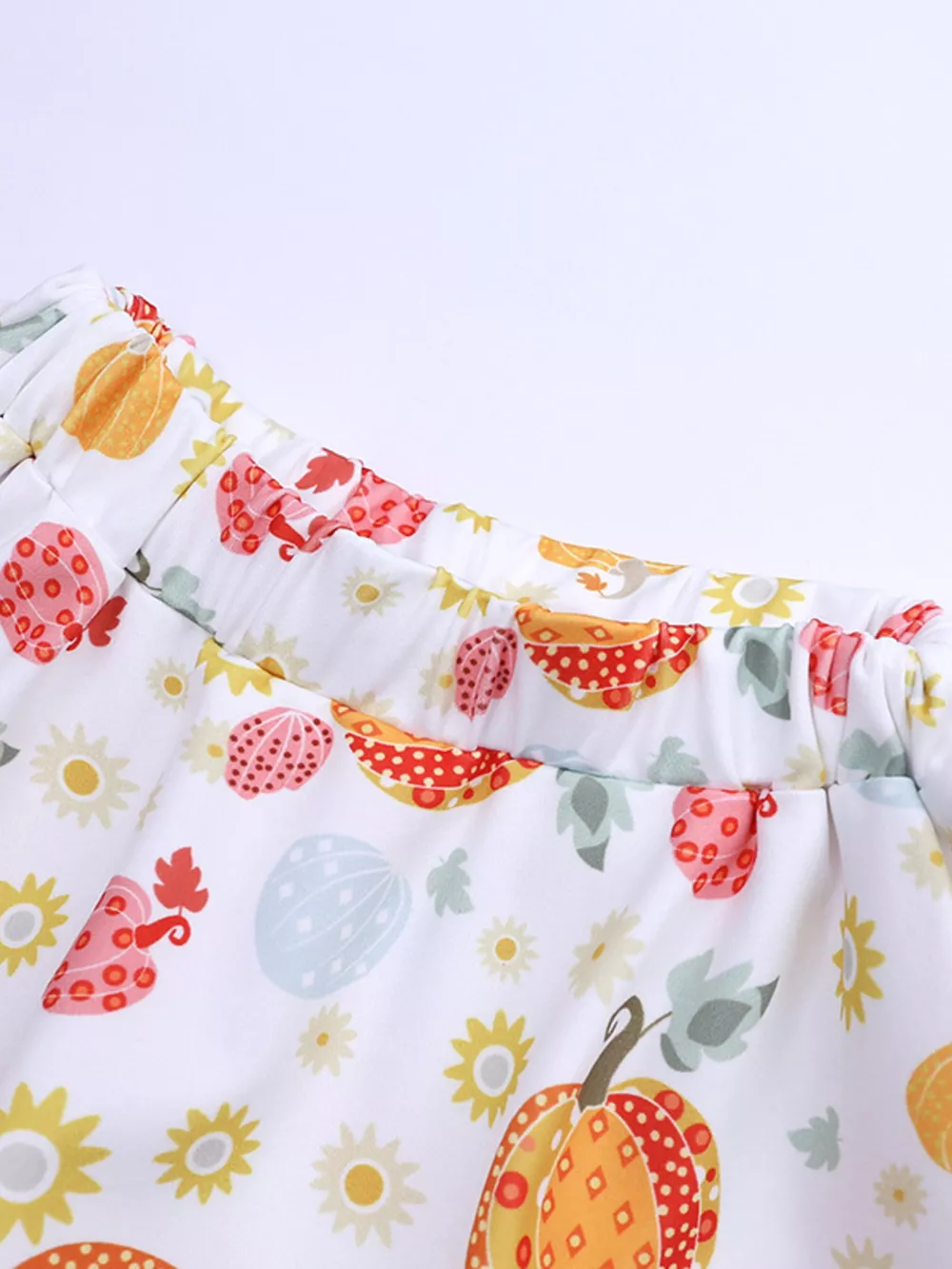 Children's First Thanksgiving Top and Skirt Outfit Set, image 7