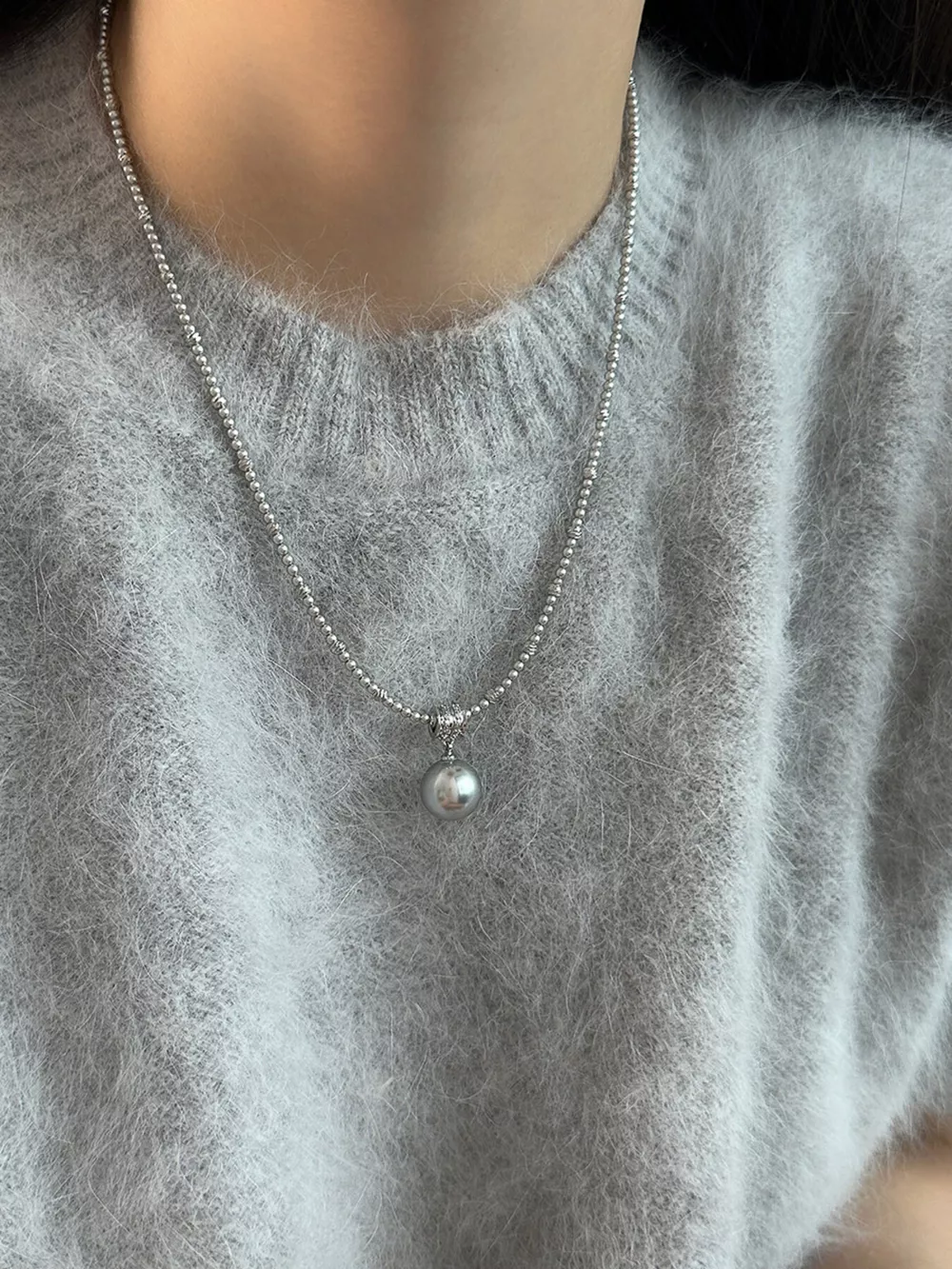 Pearl Pendant Necklace, image 2