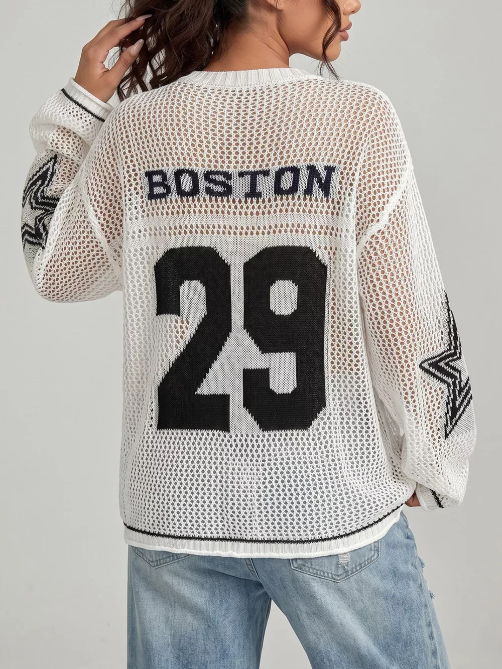 Number 29 Openwork Knit Cover Up, image 3