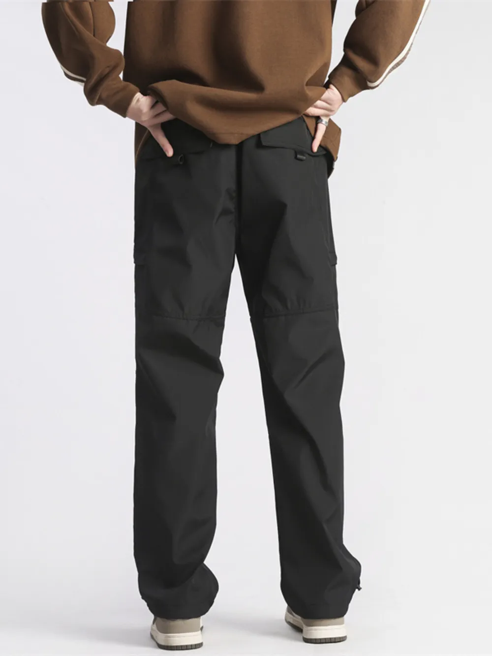 Men's Full Size Wide Leg Cargo Pants Plus Size, image 3