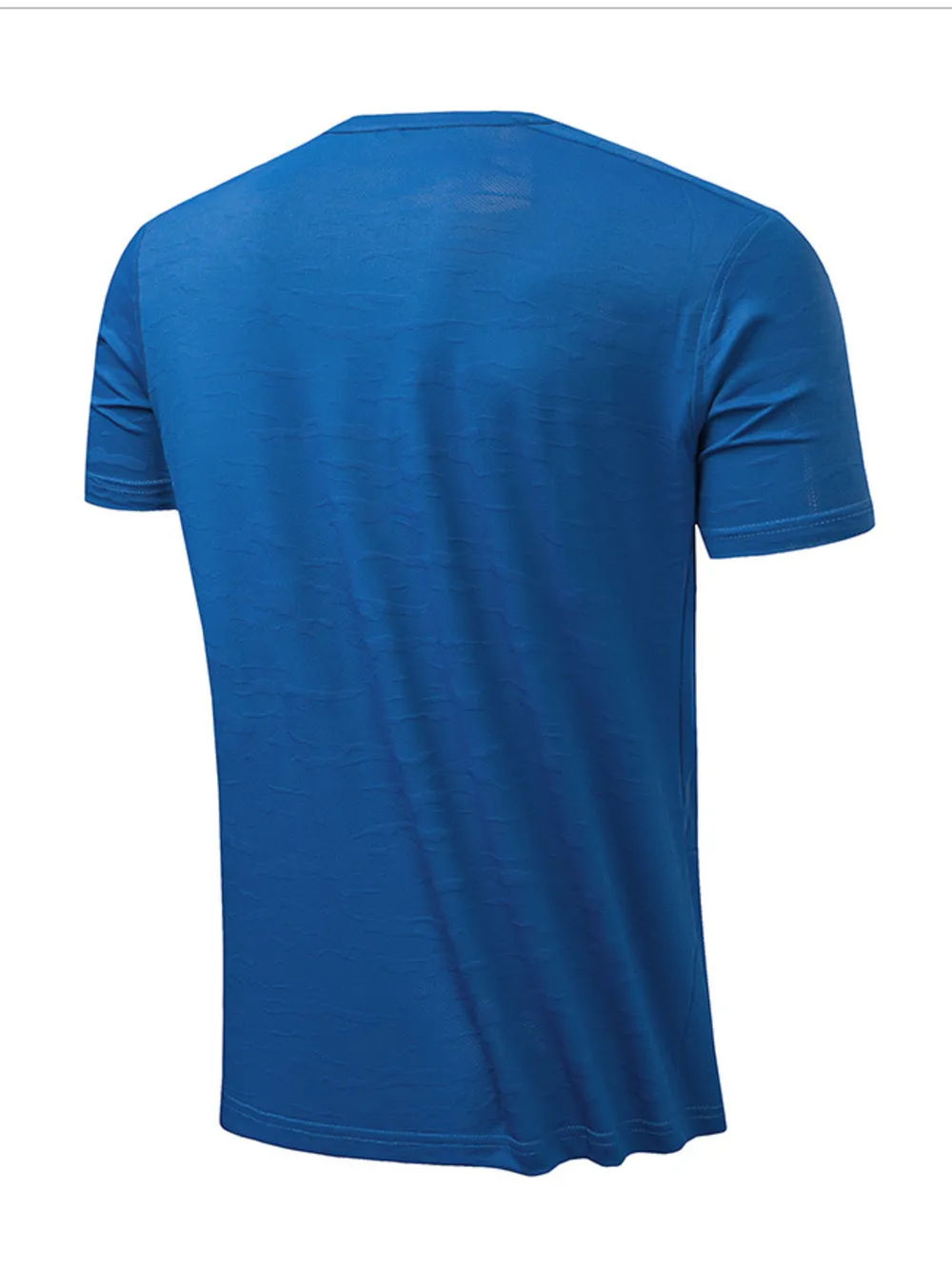 Men's Plus Size Round Neck Short Sleeve Active T-Shirt, image 3