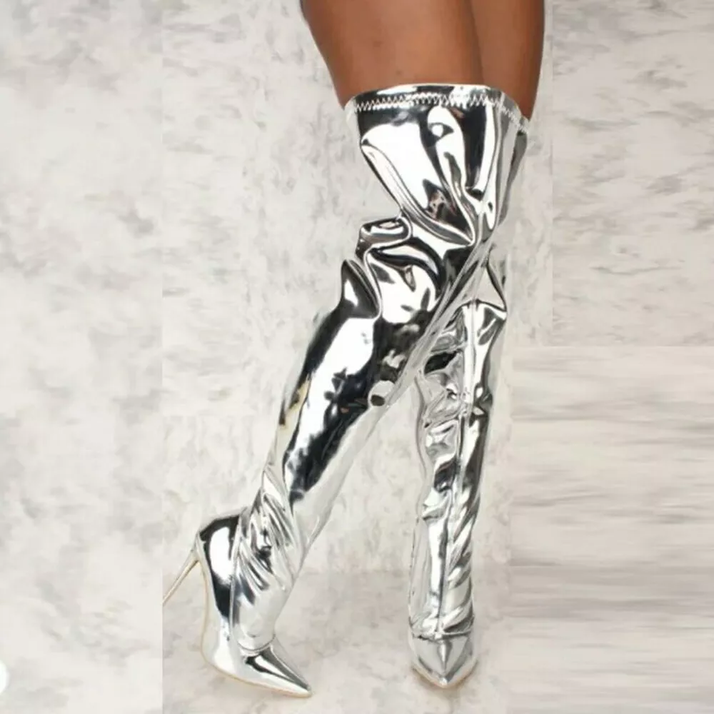 Point Toe Stiletto Boots, image 3