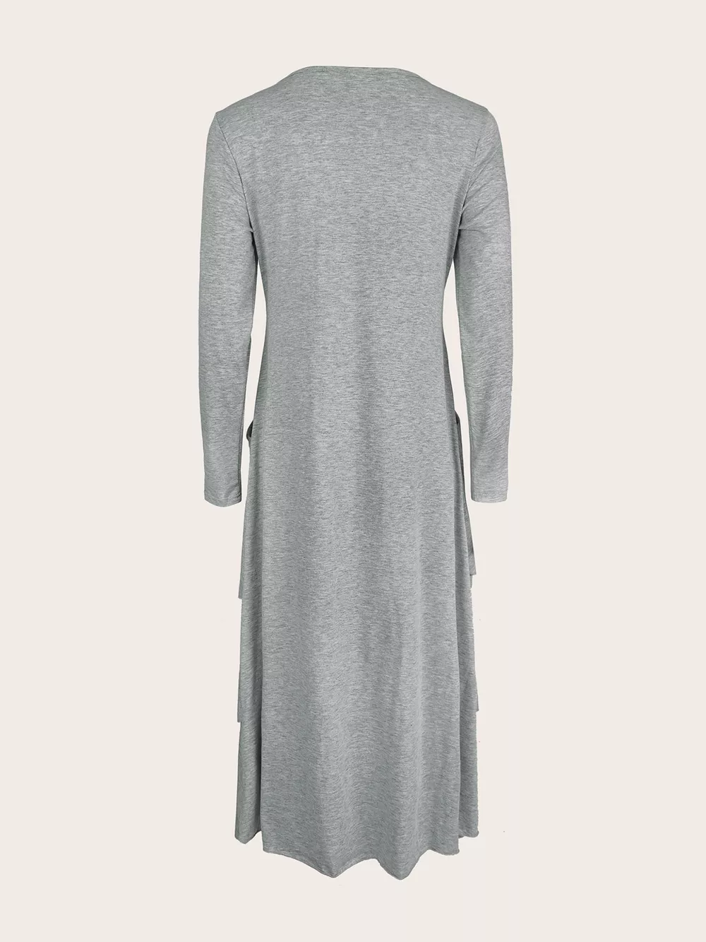 Full Size Heart-Decor Layered Midi Dress Plus Size, image 5