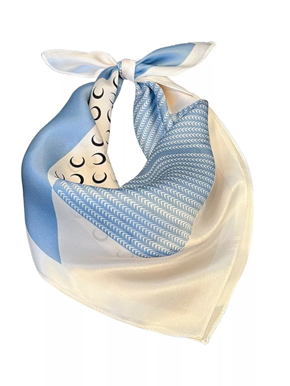 Printed Silk Square Scarf, image 5