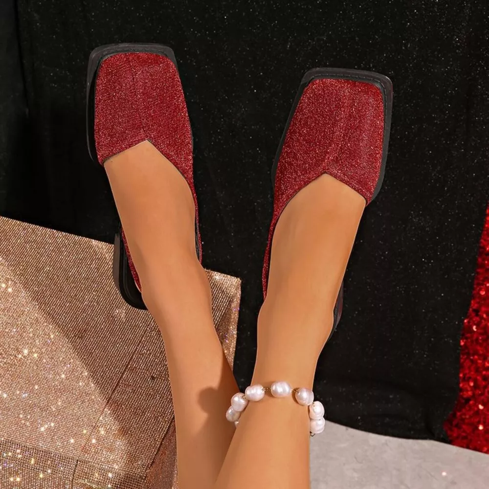 Square Toe Flats Sandals, image 7