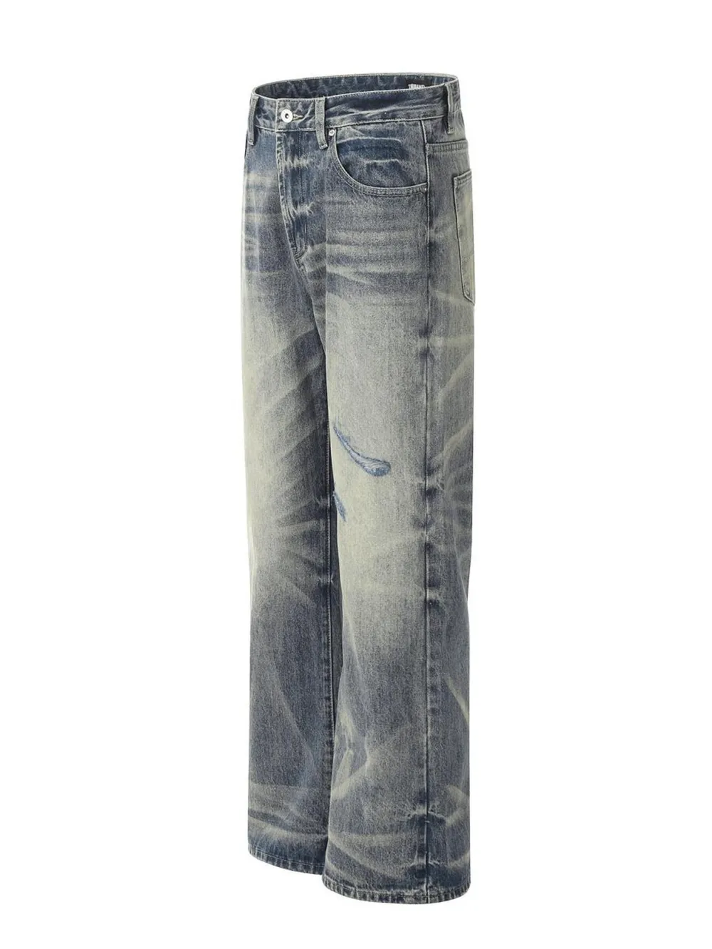 Men's Distressed Flare Jeans, image 3
