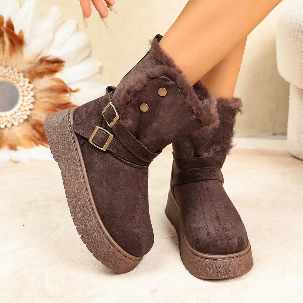 Round Toe Platform Boots, image 8