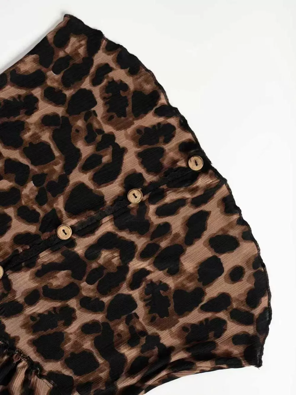 Leopard Button-Up T-Shirt, image 8