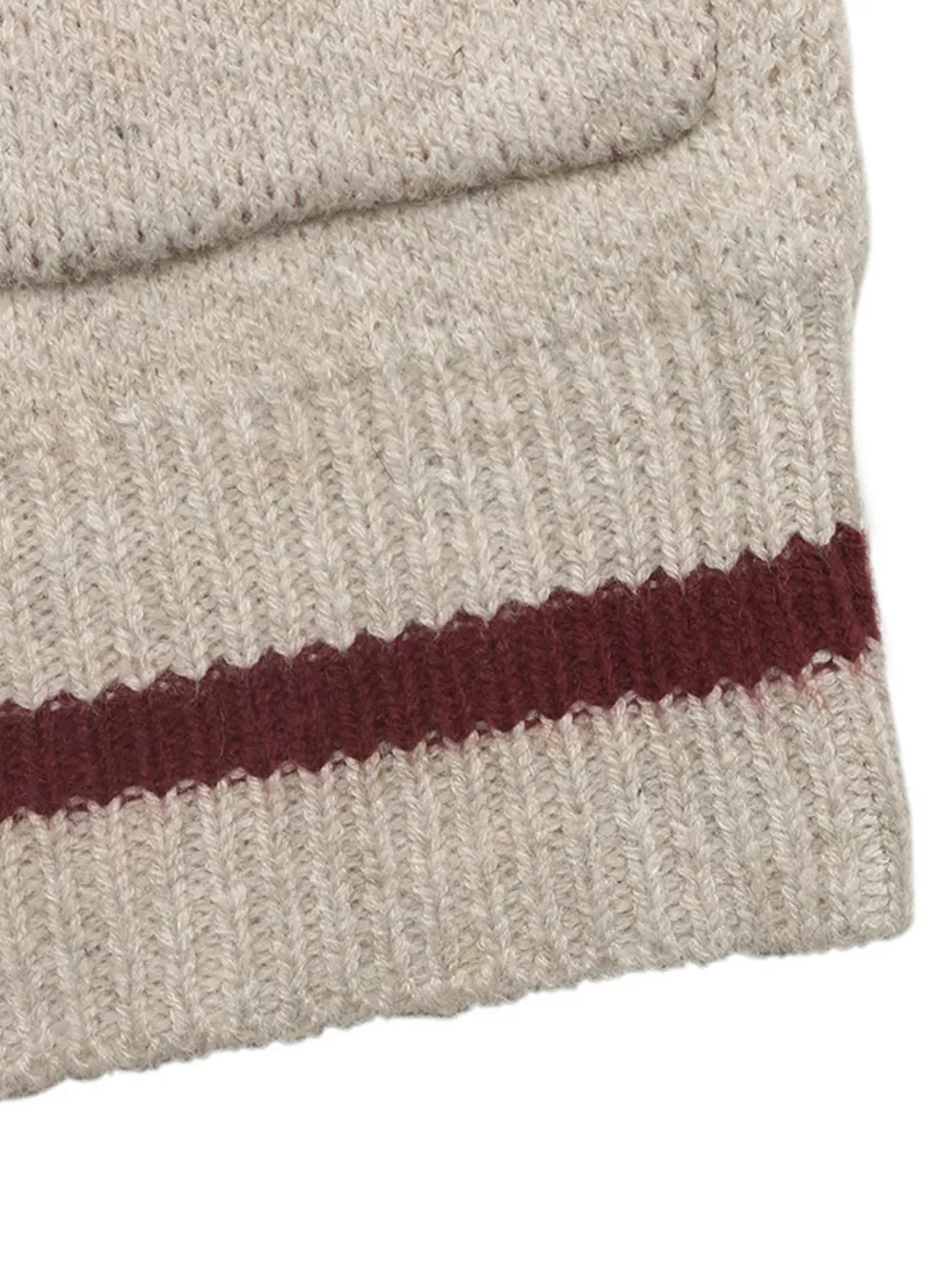 Zip Up Contrast Trim Cardigan, image 2