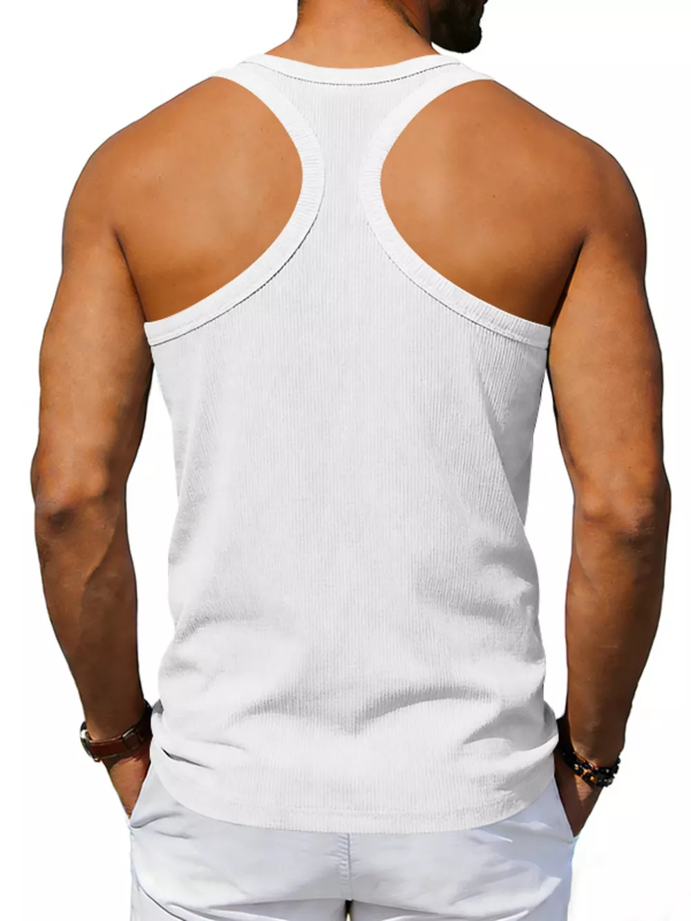 Men's Full Size Round Neck Tank Plus Size, image 2