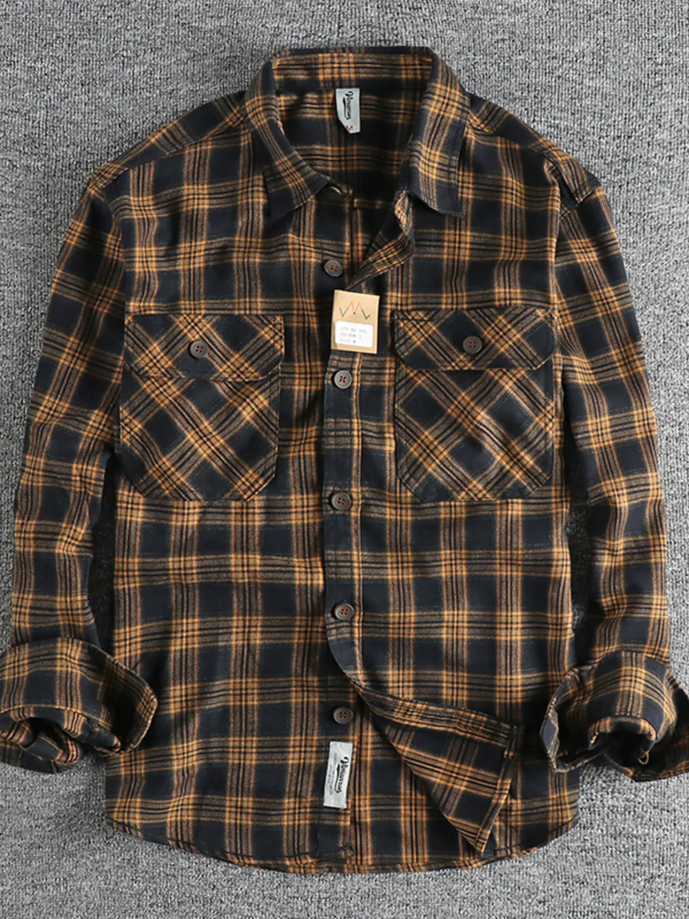 Men's Plus Size Plaid Button Down Shirt, image 9