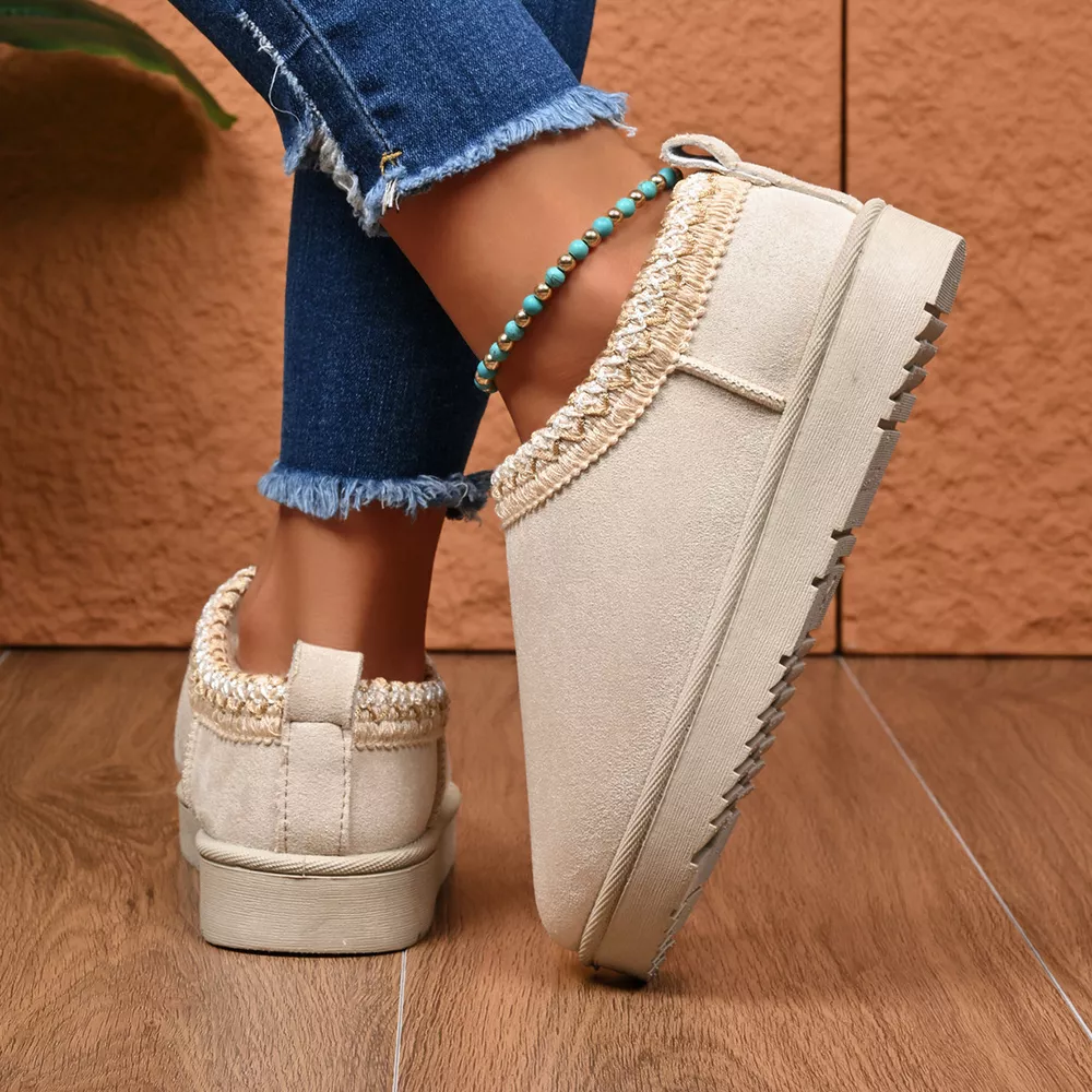 Round Toe Platform Ankle Boots, image 10