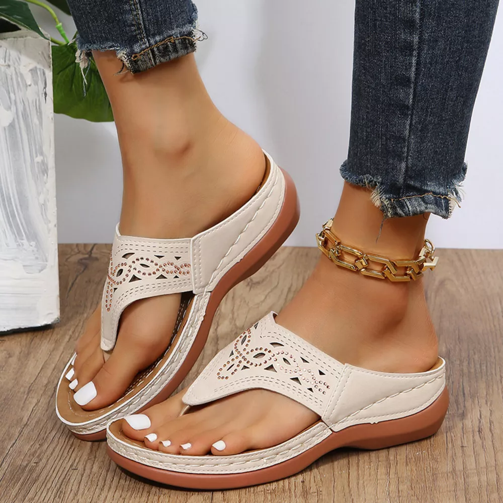 Casual Hollow-Out Thong Sandals, image 3