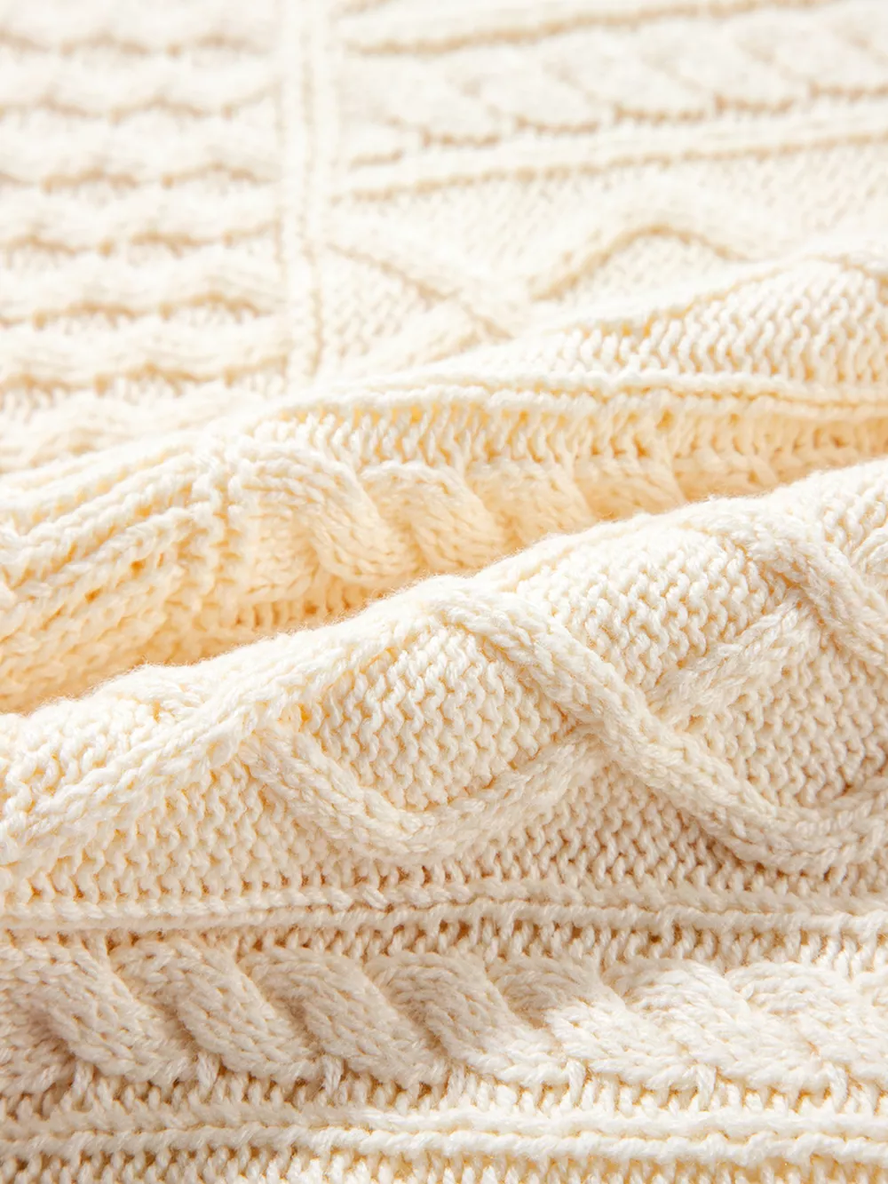 Cable Knit Dolman Sweater Vest, image 5