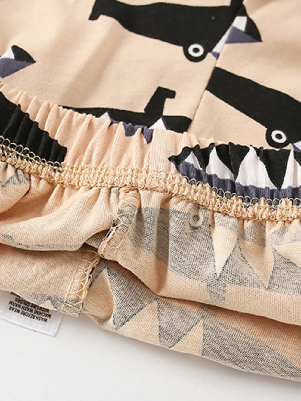 Children's Crocodile Print Short Sleeve Tee and Shorts Set, image 3