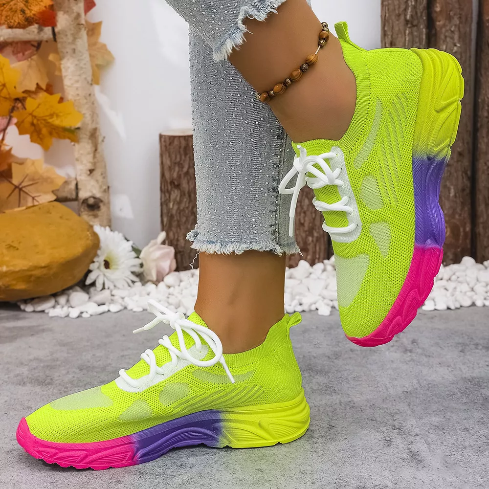 Lace Up Round Toe Sneakers, image 10