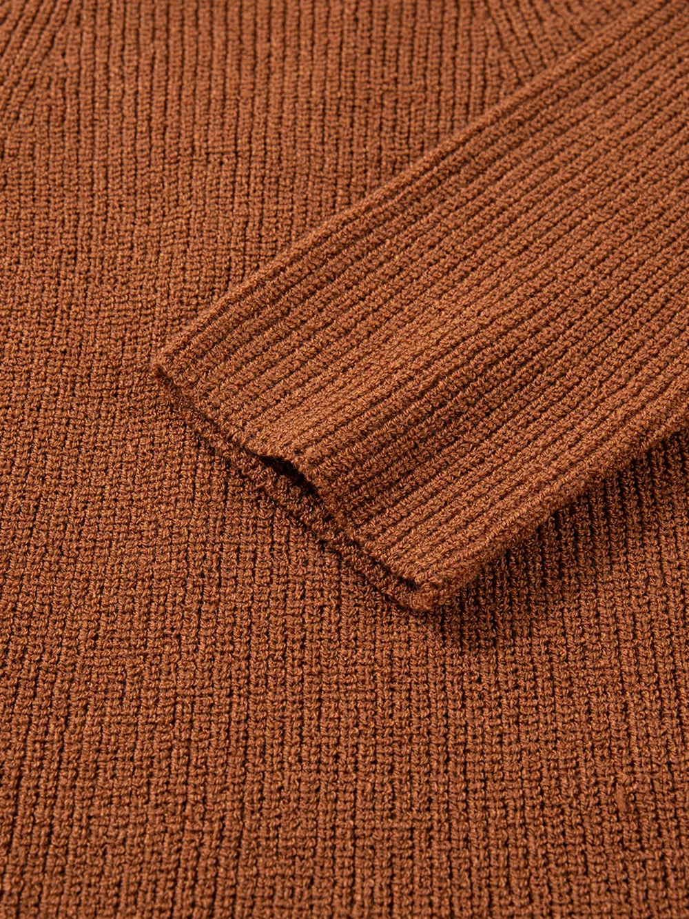 Contrast Knit V Neckline Cardigan, image 3