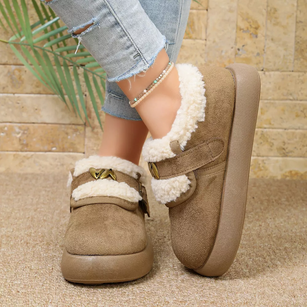 Round Toe Platform Ankle Boots, image 8