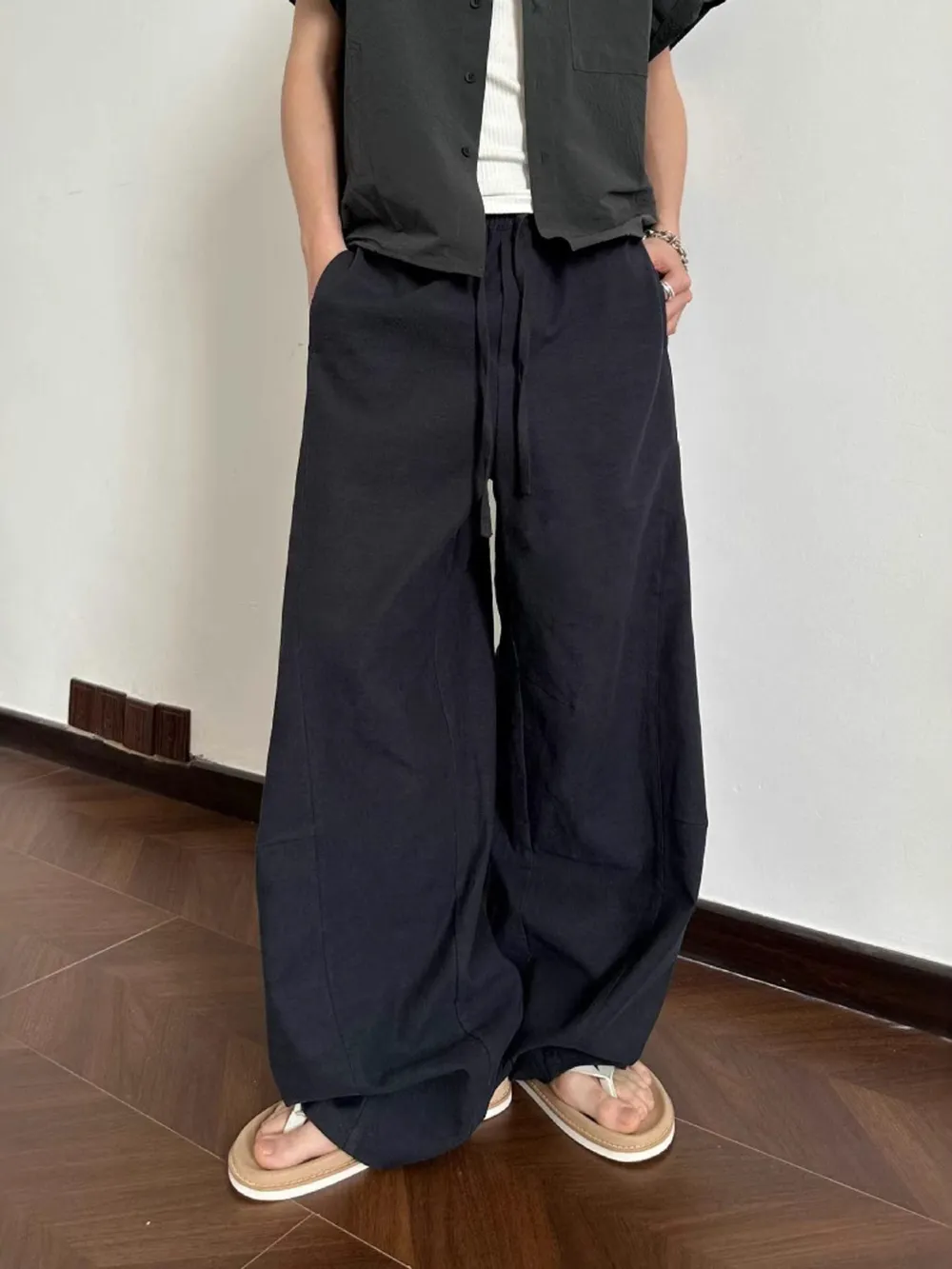 Men's Casual Wide Leg Pants, image 6