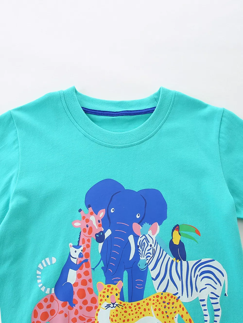 Children's Animal Print Short Sleeve Tee and Shorts Set, image 3