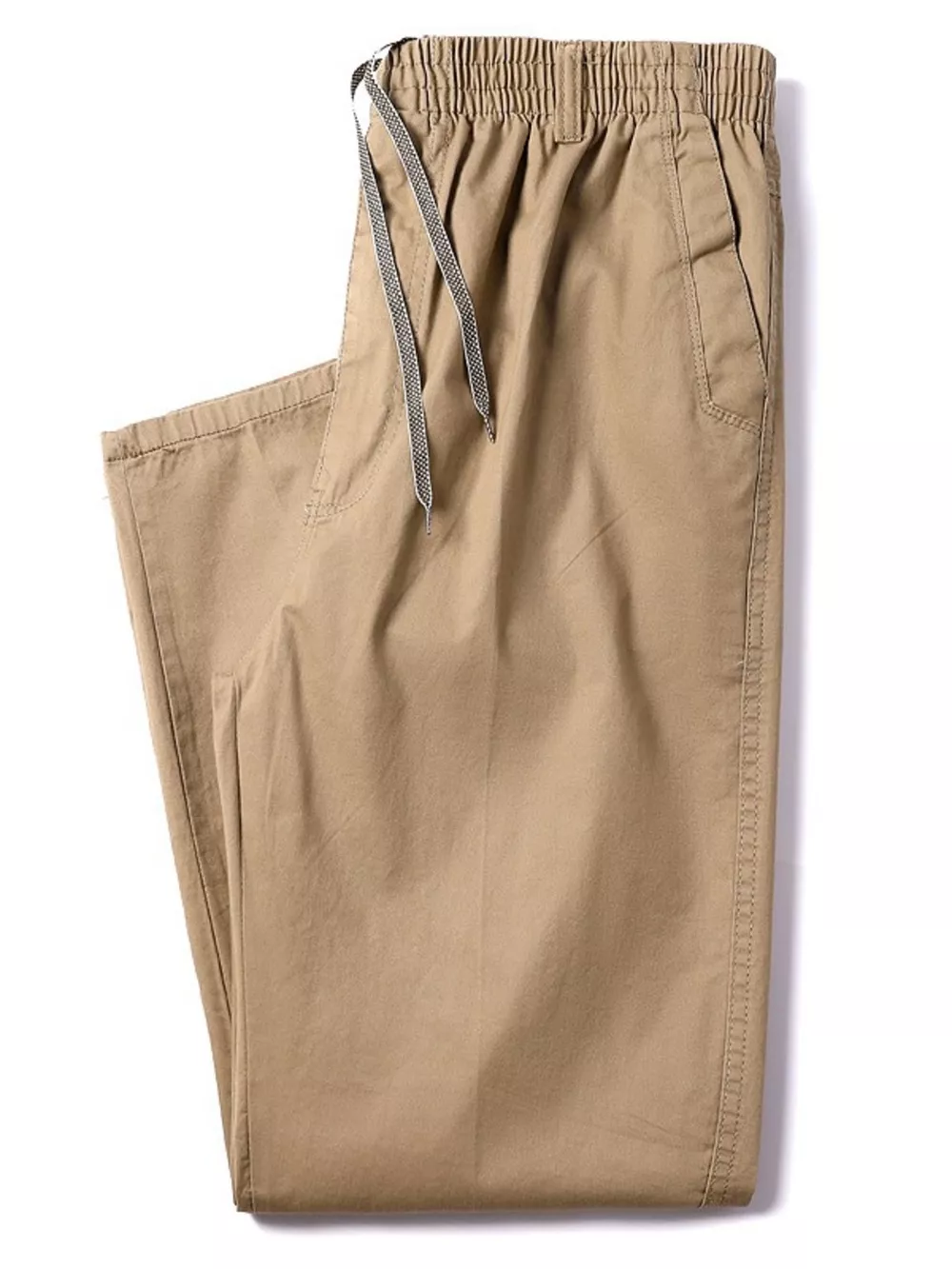 Men's Plus Size Drawstring Loose Fit Pants, image 4