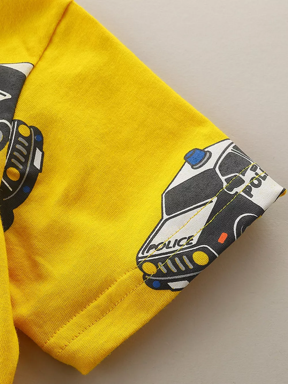 Children's Police Car Print T-Shirt, image 3