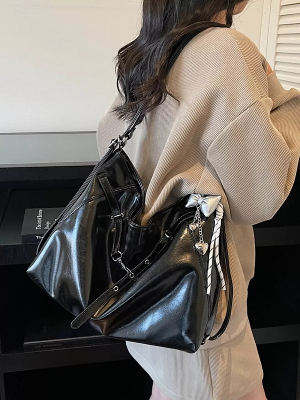 PU Leather Shoulder Bag, image 3