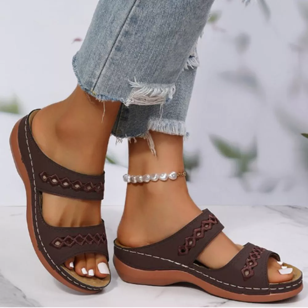 Open Toe Wedge Sandals, image 14