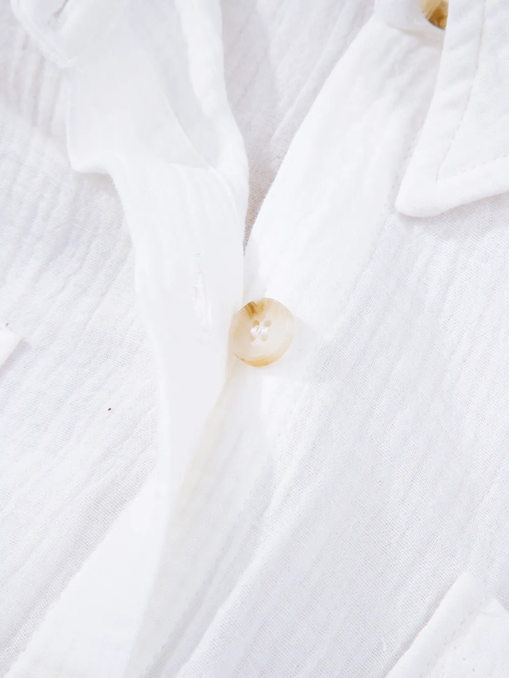 Lace Sleeve Button Down Shirt, image 4