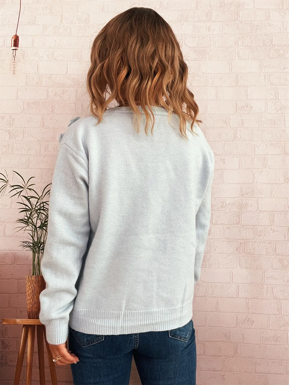 Flower Button Up Long Sleeve Cardigan, image 22