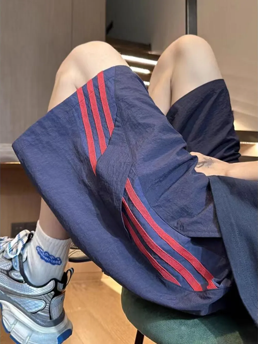 Men's Plus Size Casual Drawstring Shorts, image 6