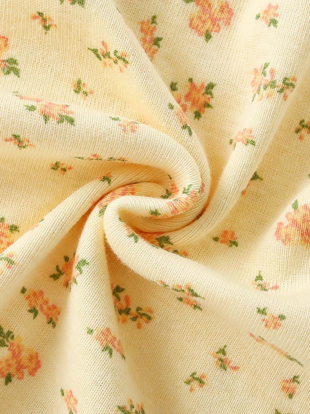 Children's Floral Print Short Sleeve Dress, image 5