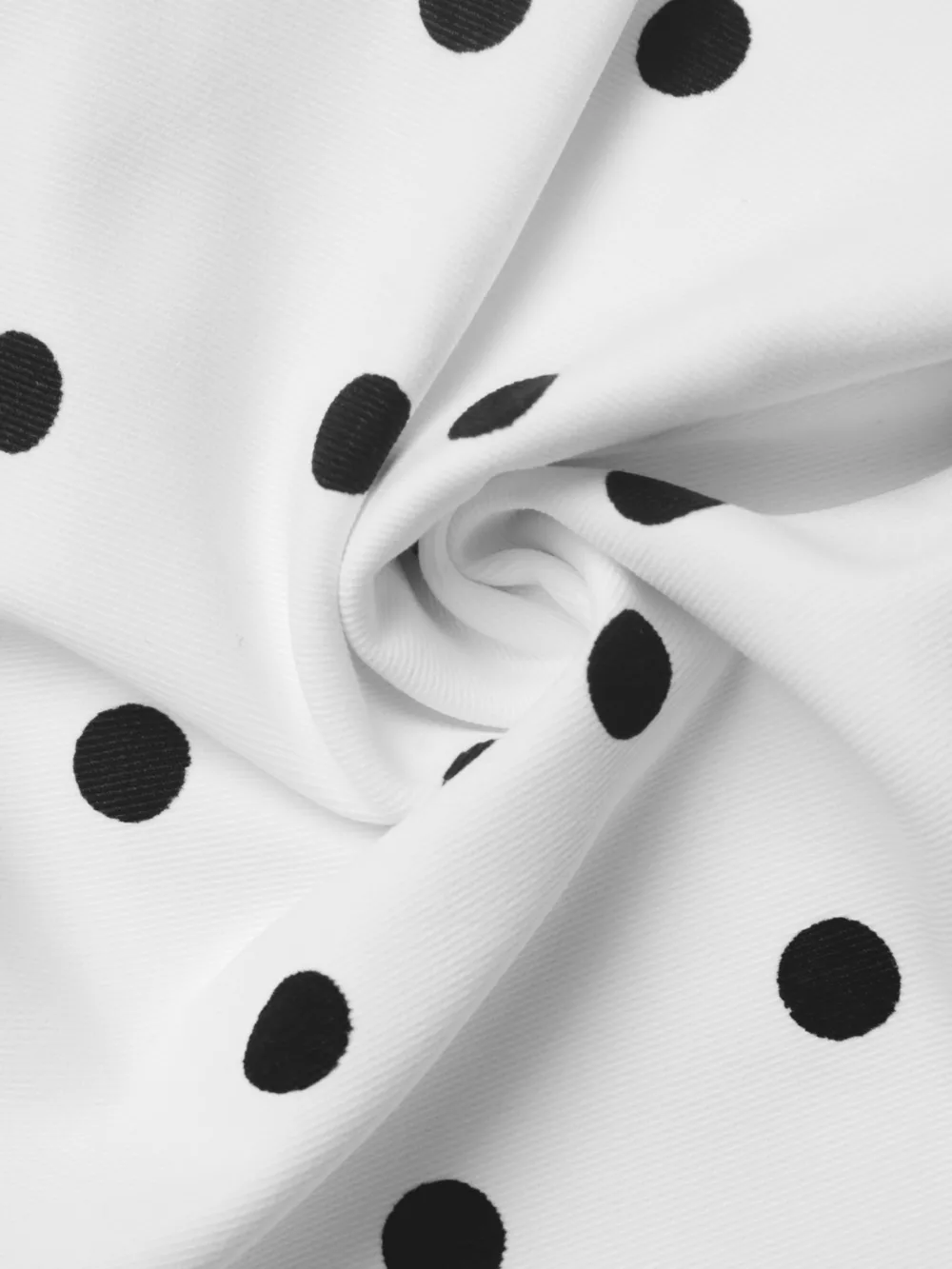 Polka Dot Zip Up Cropped Jacket, image 9