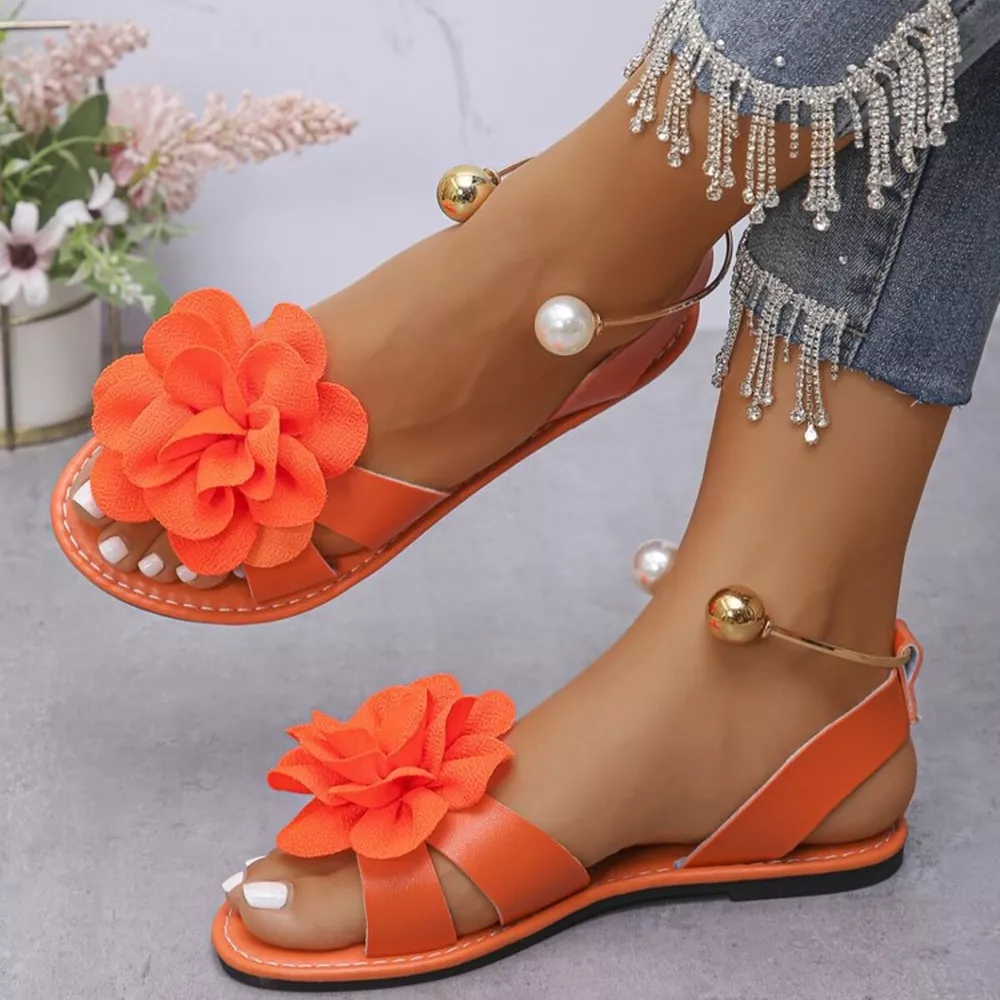 Flower Open Toe Sandals, image 5