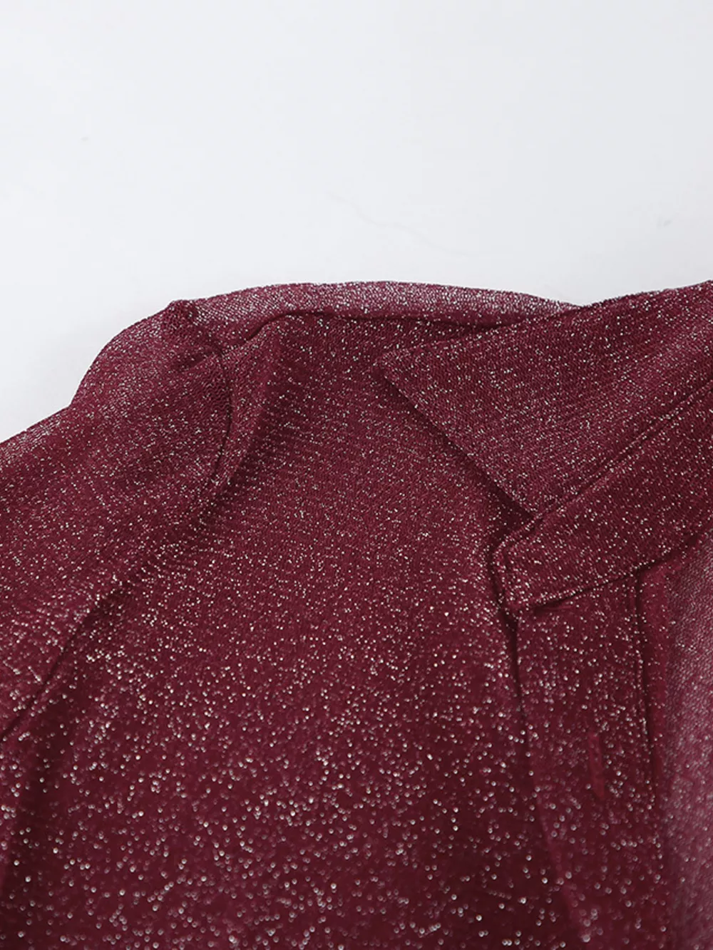 Button Down Long Sleeve Shirt with Scarf, image 16