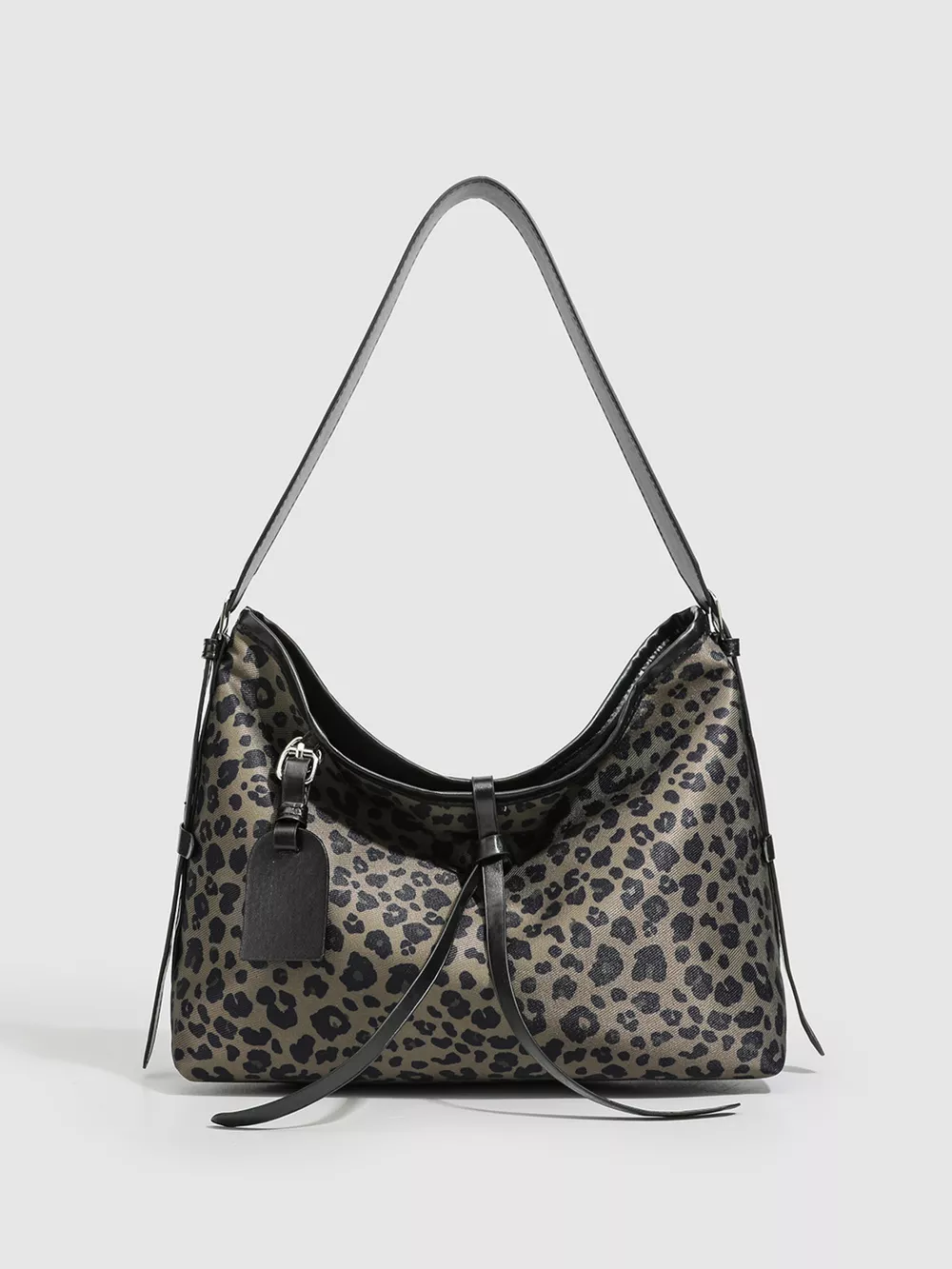 Leopard Hobo Shoulder Bag, image 6
