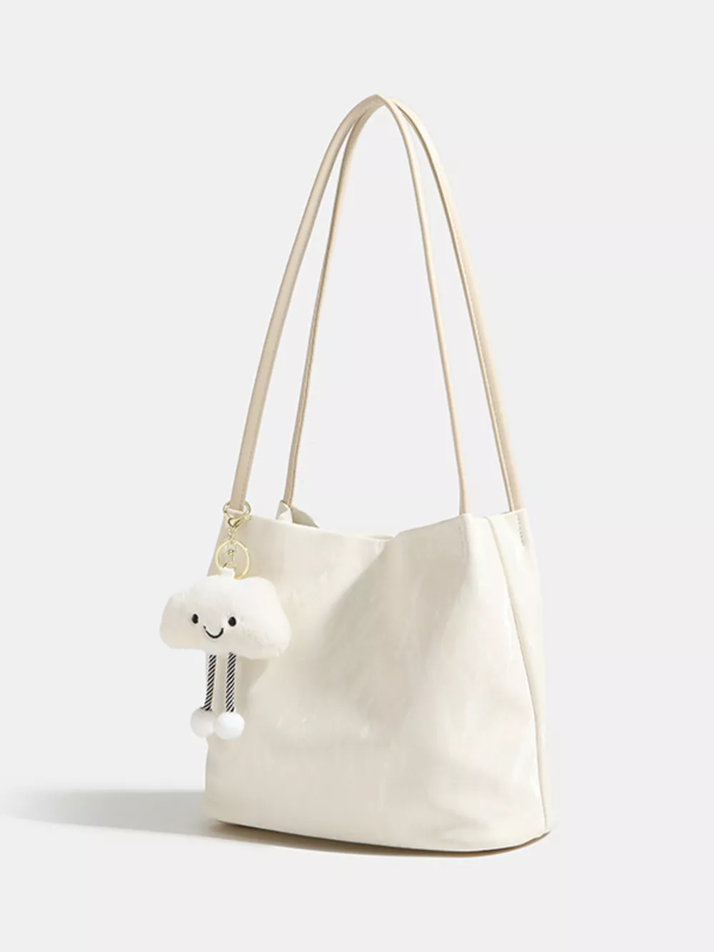 Lightweight Leather Shoulder Bag, image 3