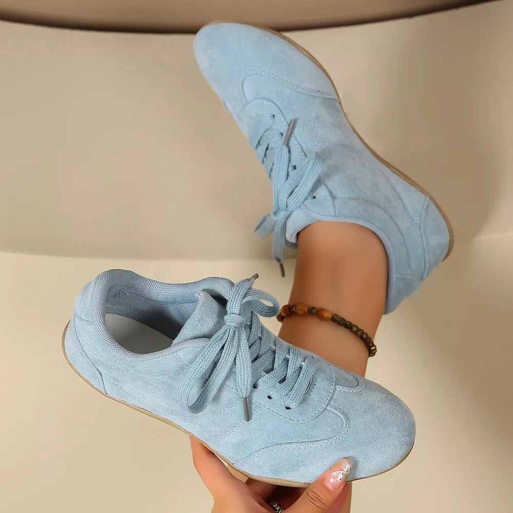 Round Toe Lace Up Sneakers, image 11