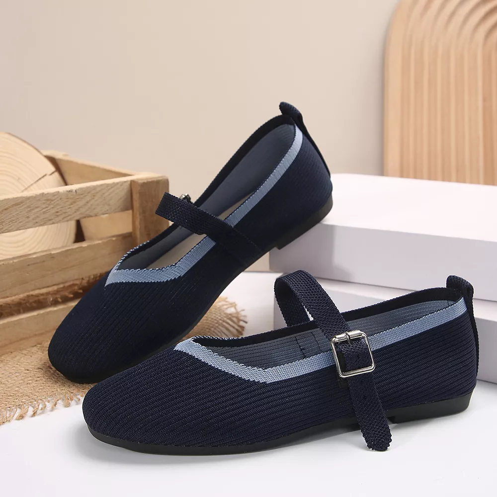 Round Toe Mesh Slip-Ons, image 4
